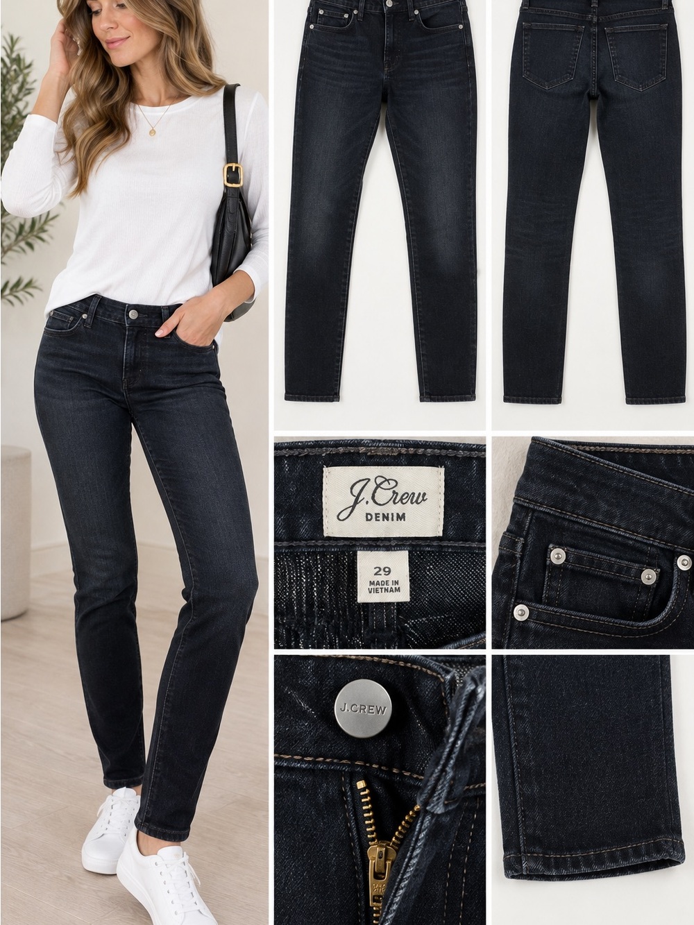 J.Crew Denim Dark Wash Slim Jeans Size 29